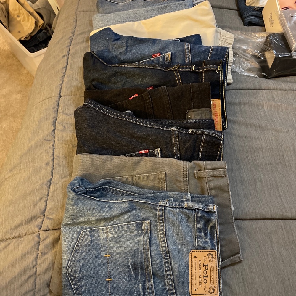 Boys Levi’s and Polo Jeans